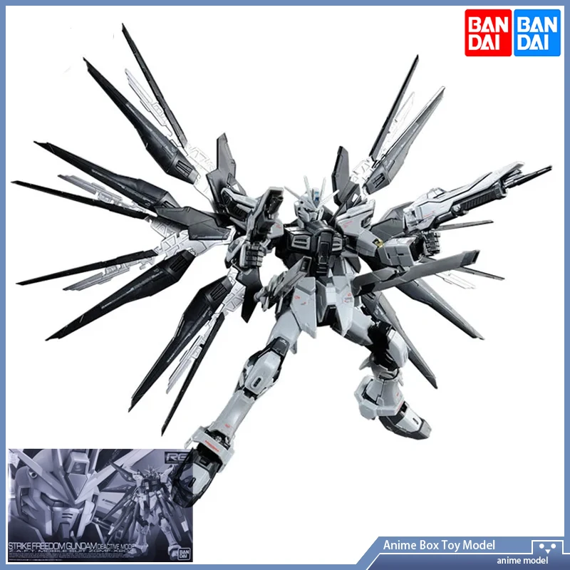 Gundam Bandai Pb Limit Rg 1/144 Zgmf-X20A Strike Freedom Gundam Deactive Mode Assembly Model Action Toy Figures Regali Anime