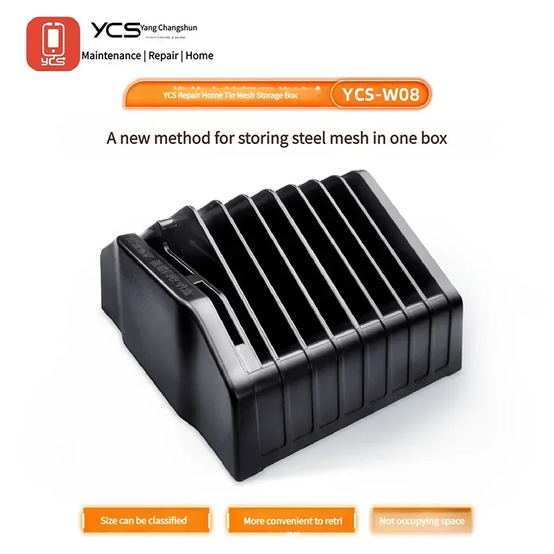 YCS YCS-W08 Stencil Storage Box for Mobile Phone Motherboard Chip ...