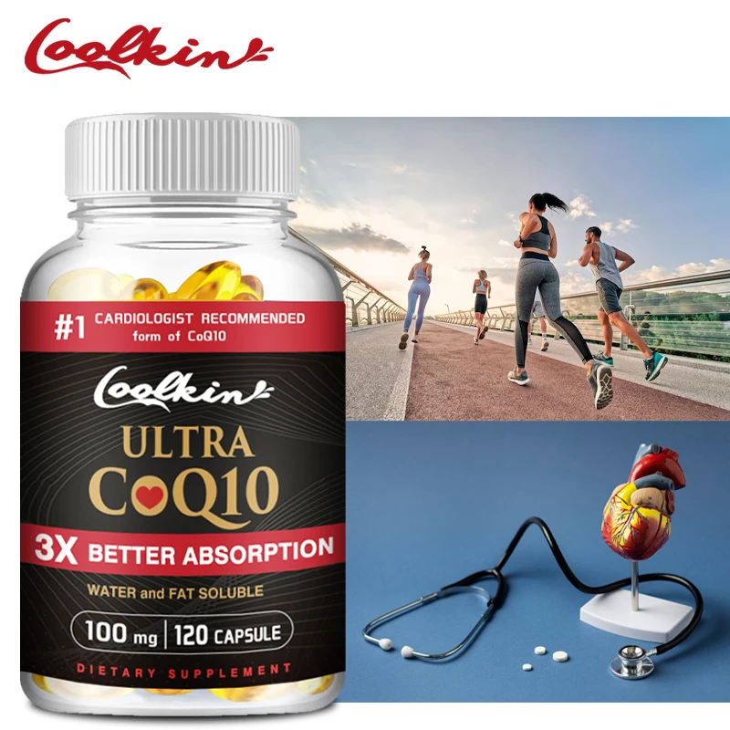 Ultra CoQ10 Capsules Heart Health Blood Pressure Balance Support Energy Brain Function