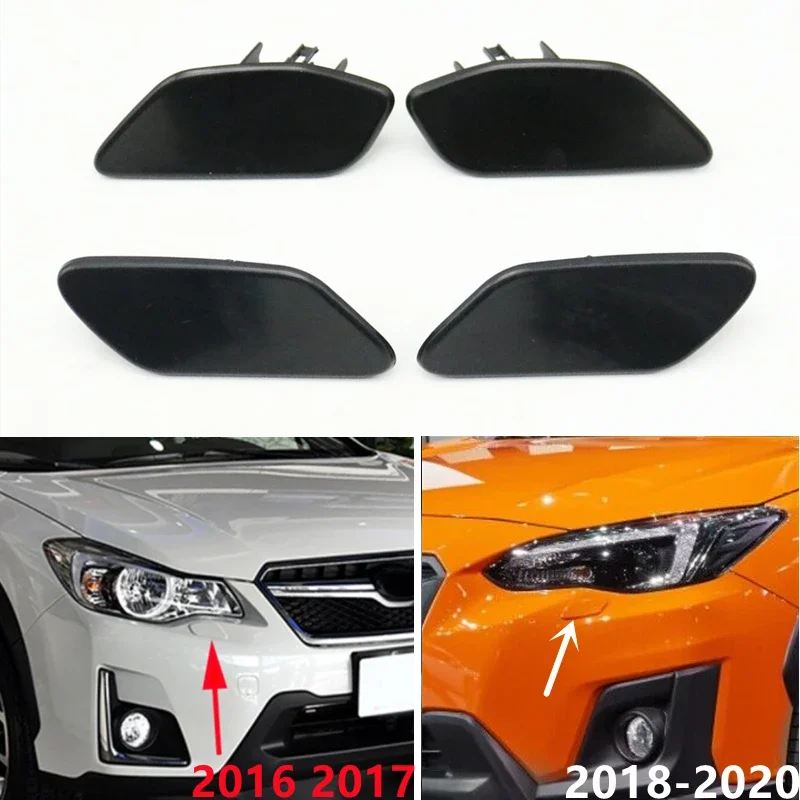 Front Bumper Headlight Washer Spray Nozzle Cover Headlamp Jet Cap Lid For Subaru XV Crosstrek -