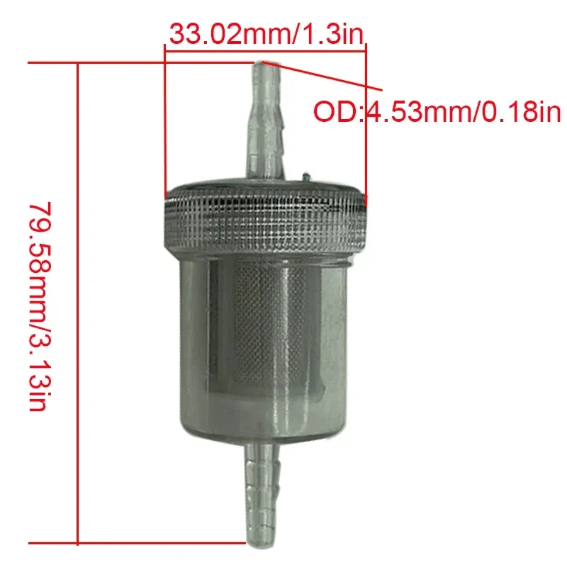 10X Universal Diesel Filter Element Parking Heater Parts Transparent Disassemblable Fuel Filter for Eberspacher Webasto 12 Type