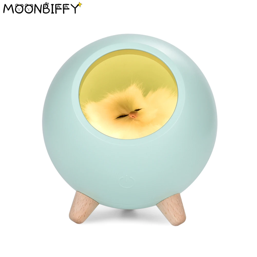 Touch Dimming Kitten Night Light Pet House Atmosphere LED Night Light