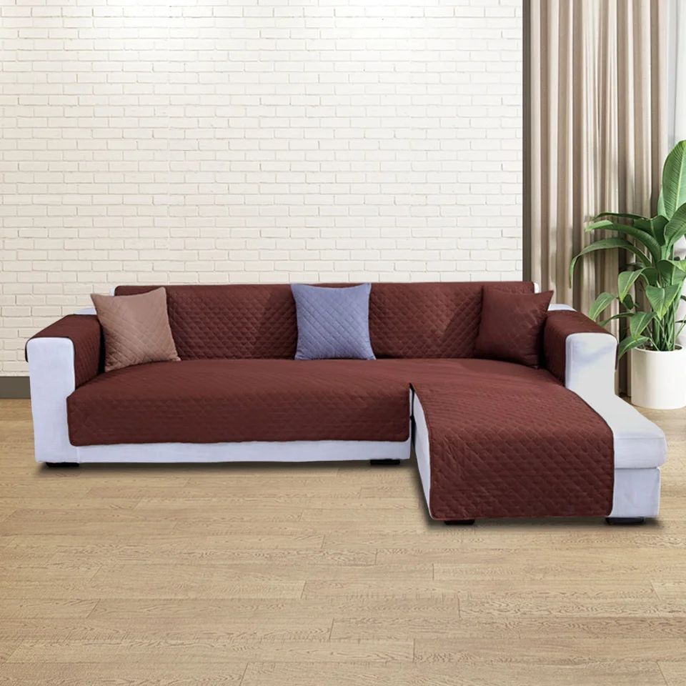 Stylish Waterproof L Shaped Sofa Cover