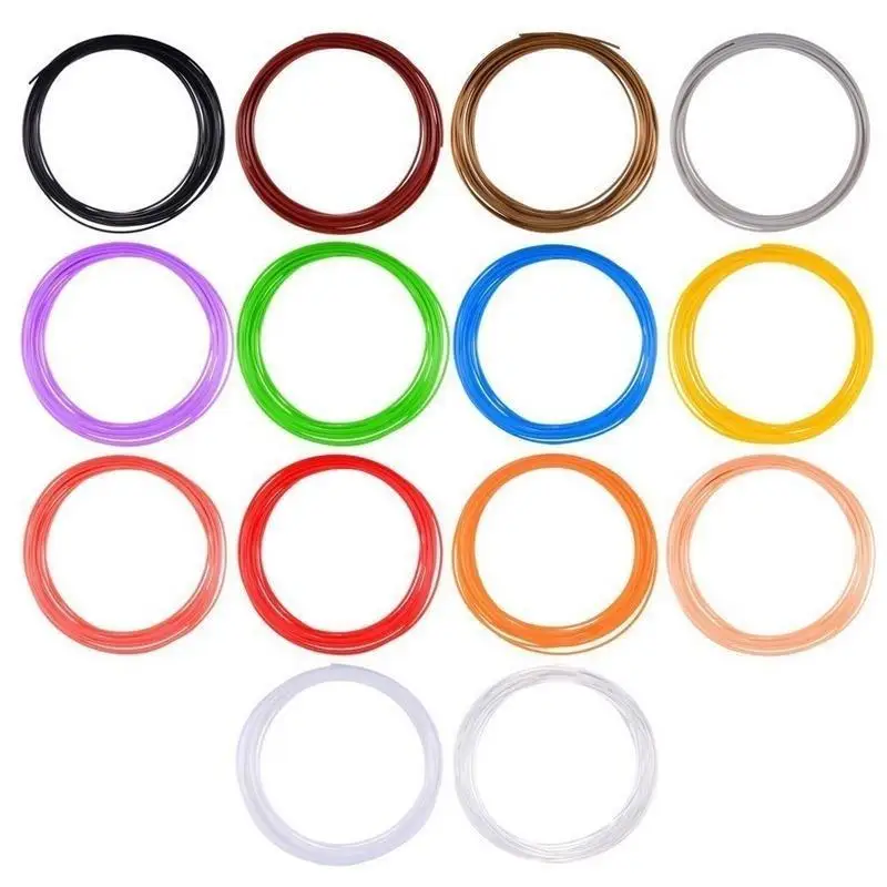 실용적인 새로운 1.75mm 프린트 필라멘트 ABS/PLA 10m 모델링 3D 드로잉 프린터 펜용(임의의 색상)