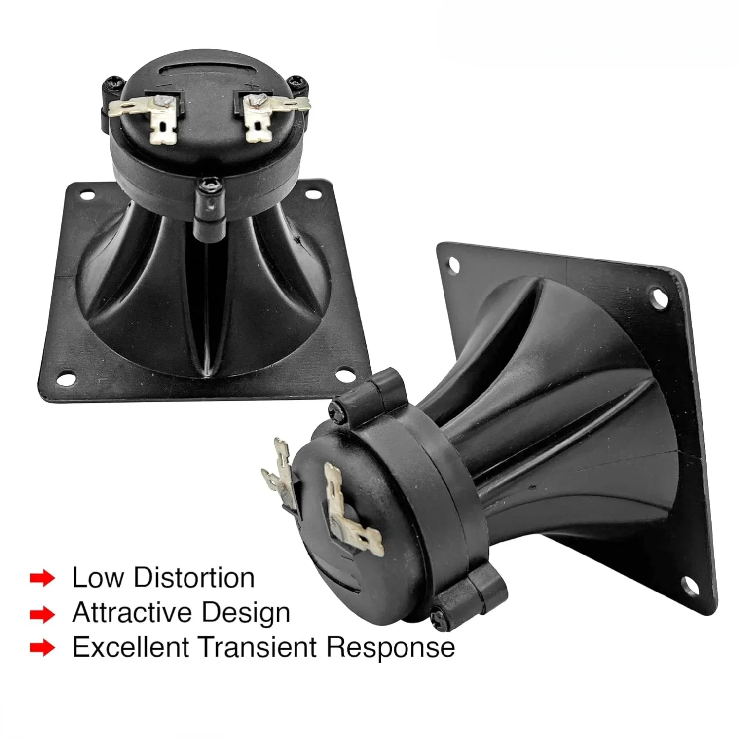 Tweeter 85MM Piezo 150W Ceramic Buzzer Round Square Audio Speaker Mobile Speaker 2Pcs audio speakers tweeter speaker