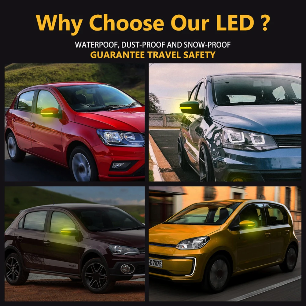 �����ٰ� GOL G6 G7 FOX ���� ���� 4.5 Vento Voyage Passat�� LED ��̷� ǥ�ñ�, ������ �����, 2 ��