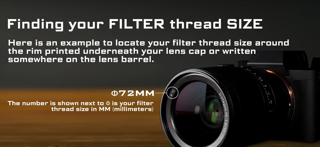 67mm Threaded Hard Stop Variable ND Filter Bright Day 6 to 9 Stop Camera Lens Fi