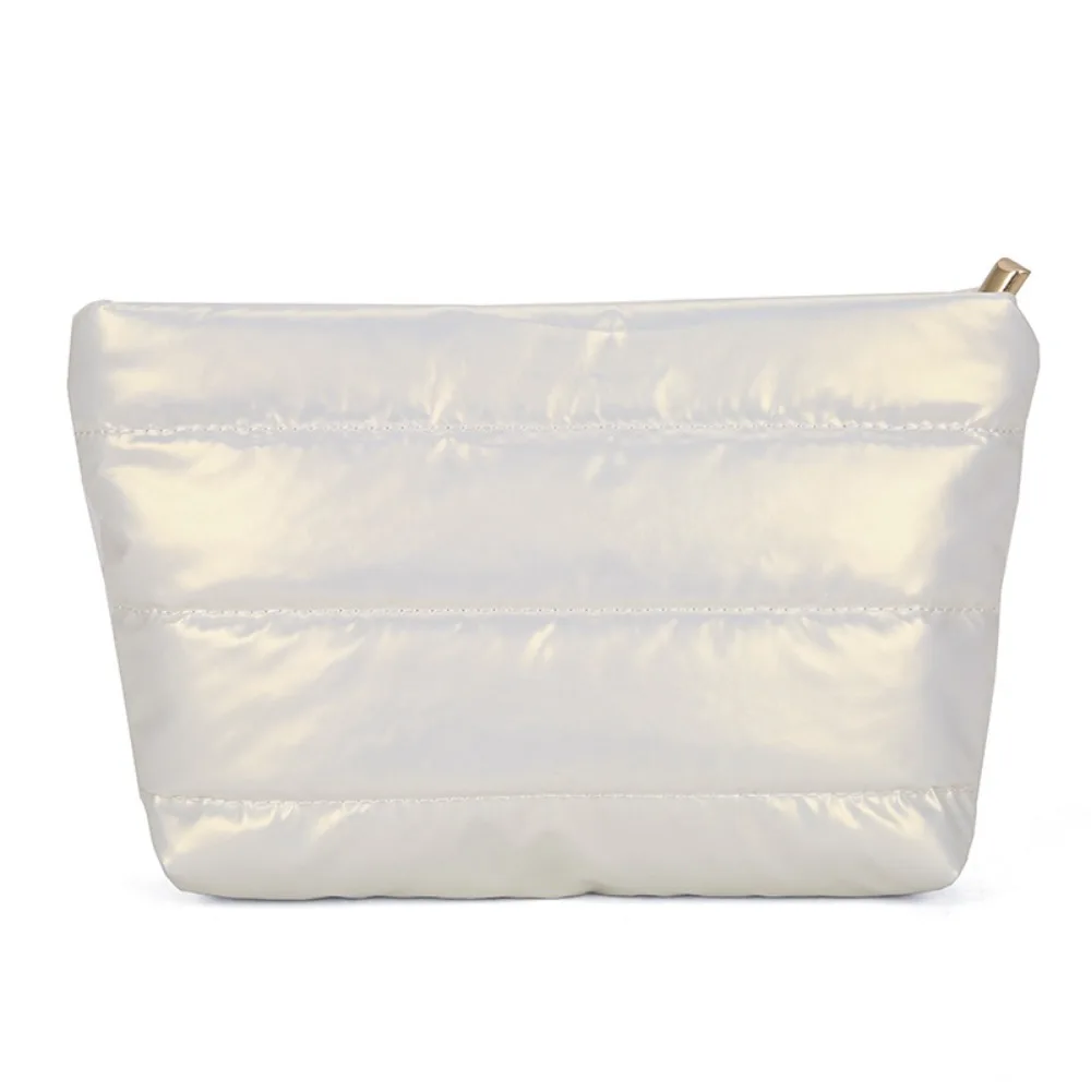 حقيبة يد نسائية من قطعتين، حقيبة كتف مبطنة خفيفة الوزن محشوة بالقطن، حقيبة كروس بودي مبطنة بالريش.