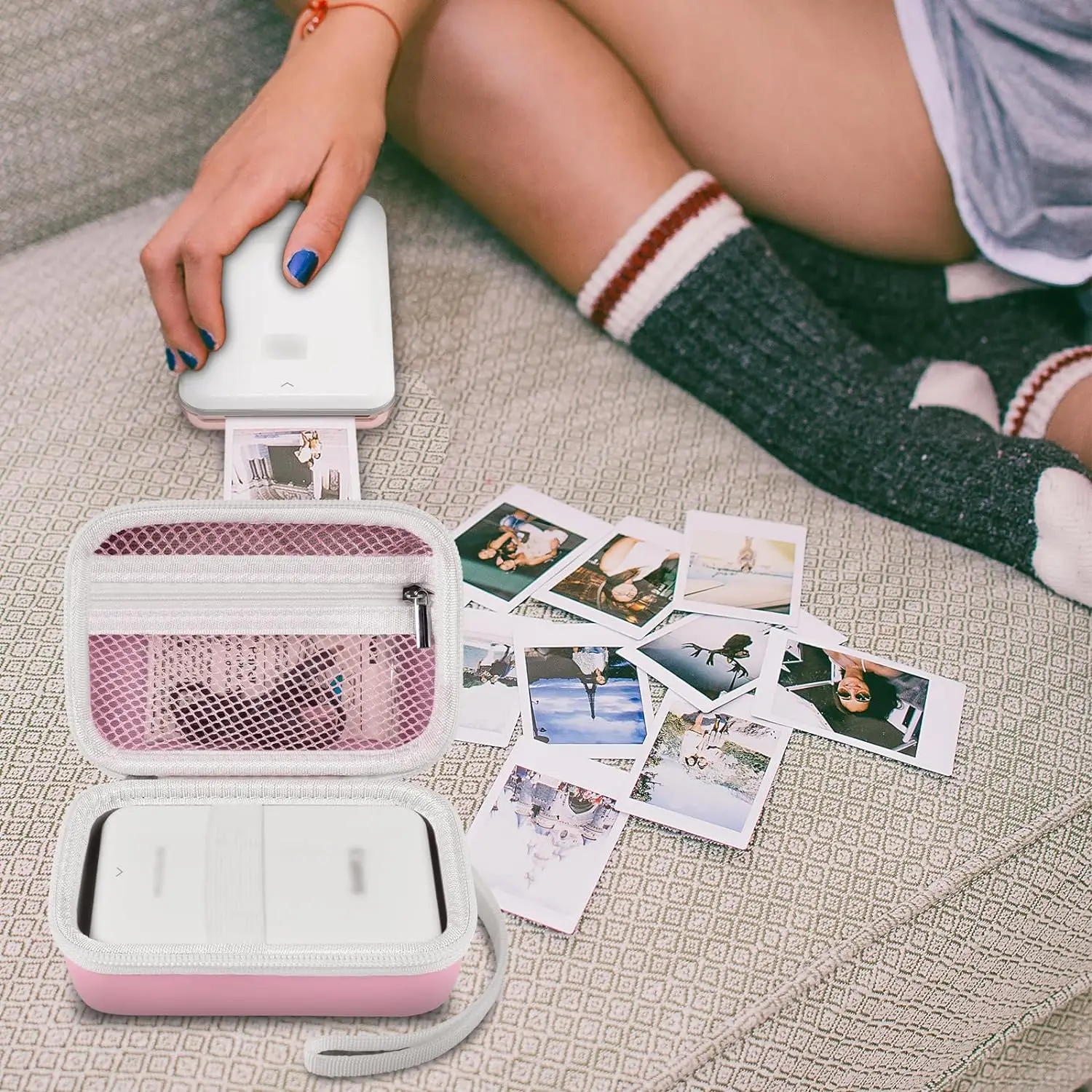 Case Compatible with Canon Ivy 2 Mini Photo Printer/for KODAK Step/for Ivy CLIQ + 2 CLIQ 2 Mobile Wireless Bluetooth Instant instant camera printer case