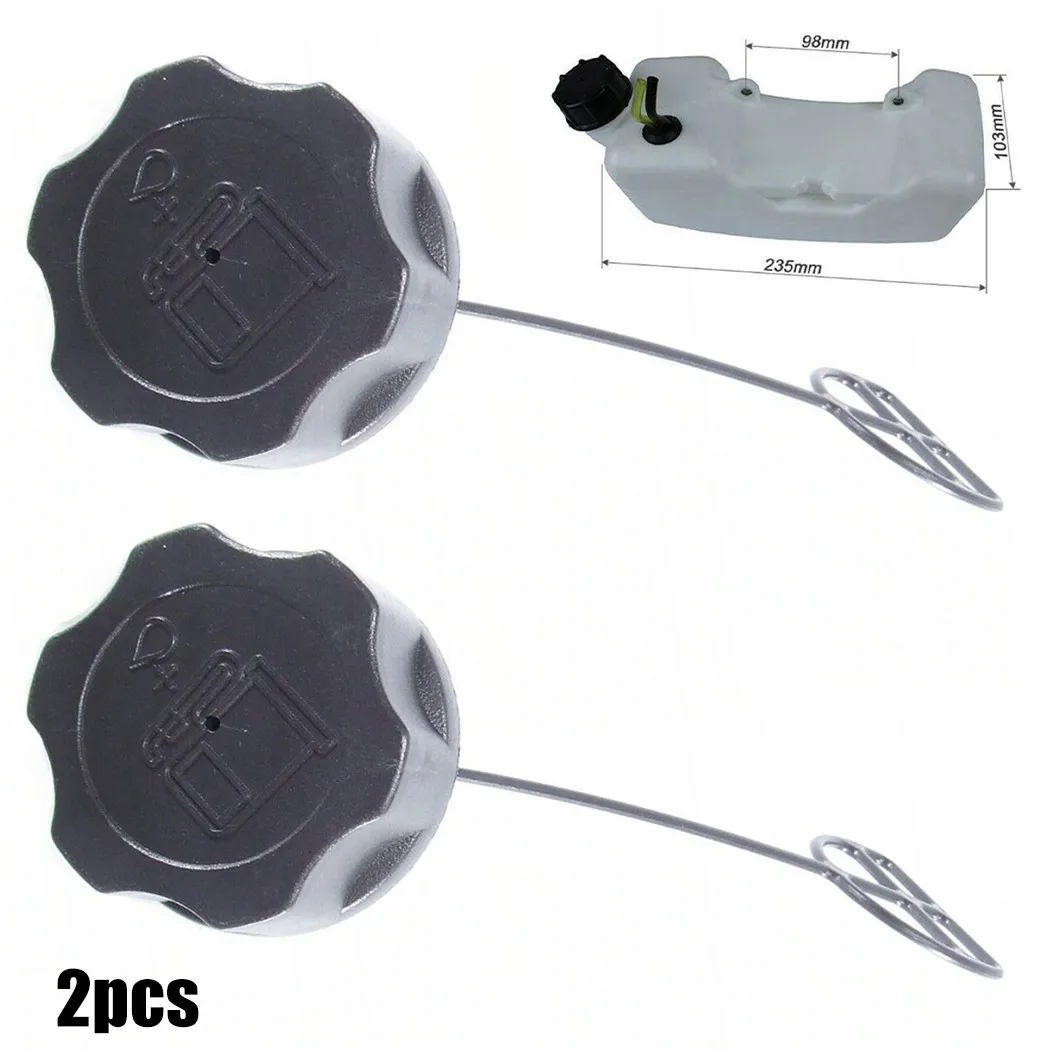 

2pc Multi-Fuel Petrol Tank Cap For Fuxtec Güde Rotfuchs Zi Pper Benzintank Strimmer Trimmer Fuel Tank Cap Replacement Accessory