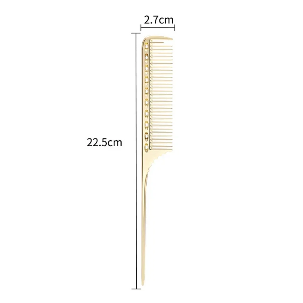 Aluminuml Metal Anti-static Hair Comb Professional Hairdressing Combs Hair Cutting Dying Brush Barber Tools Salon Accessaries 5 Aluminuml Metal Anti-static Hair Comb Professional Hairdressing Combs Hair Cutting Dying Brush Barber Tools Salon Accessaries - Image 5