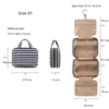Foldable Travel Organizer Toiletry Makeup Bag Women Cosmetic Make Up Storage Waterproof Beauty Pouch Men Bathroom Hanging Case 6