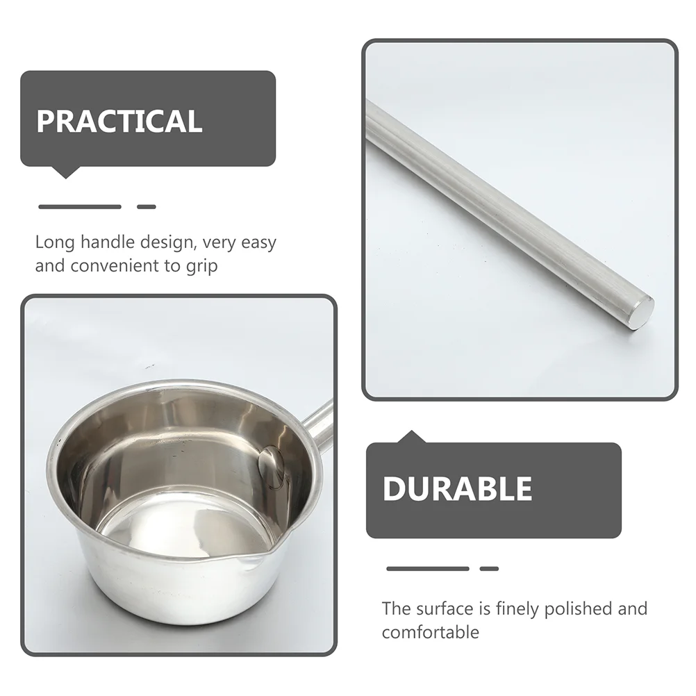 Stainless steel ladle Water Ladle Long Handle Ladle Stainless Steel Garden Watering Dipper Household Supply Spoon Kitchen Water Scoop