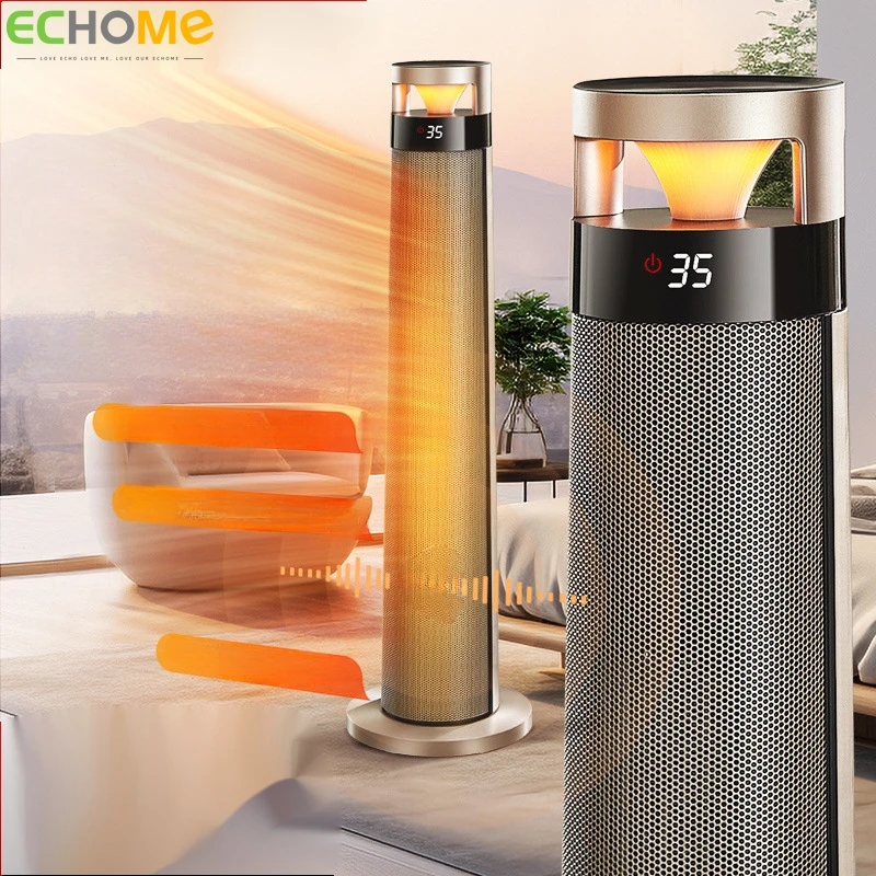 

ECHOME Electric Heater Graphene with Light Household Energy Saving Electric Heater Quick Heating Warm Air Blower Winter Warmer