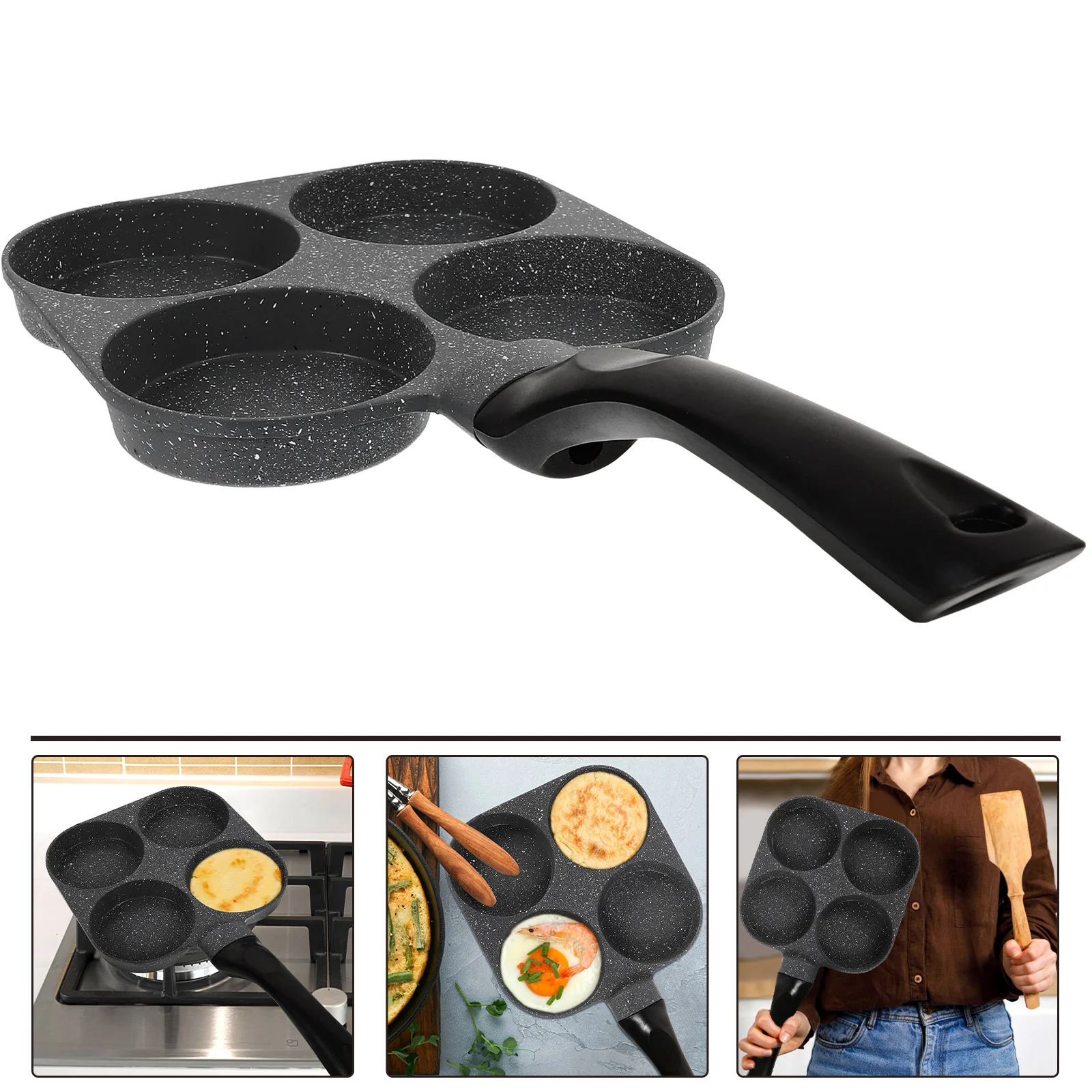 

Egg Frying Pan Omelet Cooking Pan Breakfast Cooking Pan Kitchen Non-Stick Frying Pan Home Restaurant Kitchen Cooking Pan