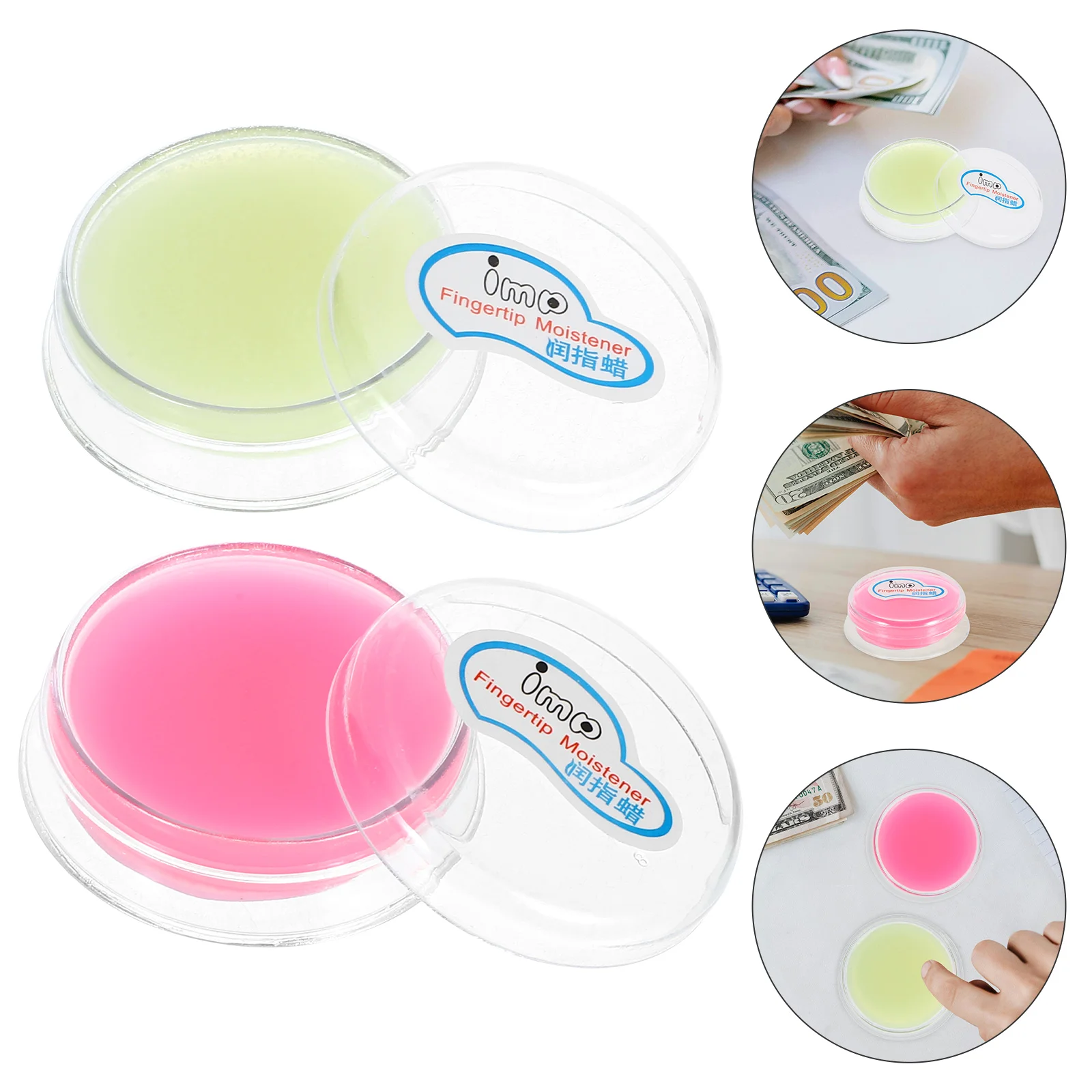 2 Pcs Moisten Accessories Quilt Stencil Moisturizing Cream Finger Wax Fingertip Bank Accessory