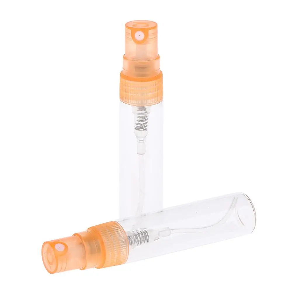 리필 가능한 유리 향수 분무기 5ml 10ml 펌프 병 소형 스프레이 바이알 에센셜 오일 여행용