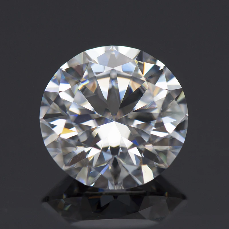 Wholesale Moissanite Stone 0.5ct-15ct D Color Round Cut Vvs1 Prices Gemstone for Moissanite Jewelry Making with GRA Certificate 4