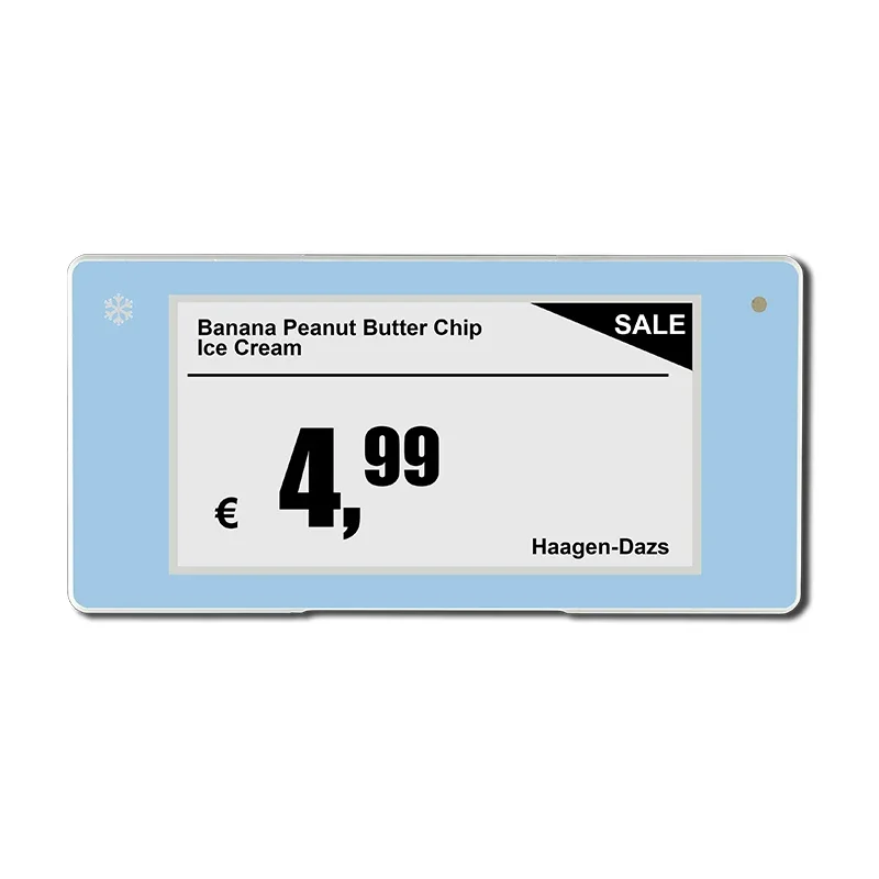 2.9 inch ESL for freezer Digital E ink Epaper Price Tag ESL Electronic Shelf Label for freezer