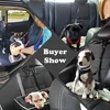 Pet car safety rope, adjustable dog harness, pet car safety belt adjustable dog towing rope 6