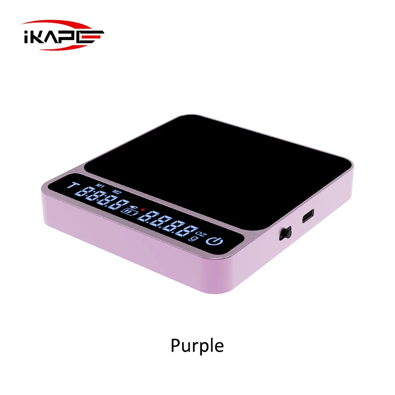 ميزان قهوة رقمي IKAPE V2 مع مؤقت وشاشة زجاجية ذكية...