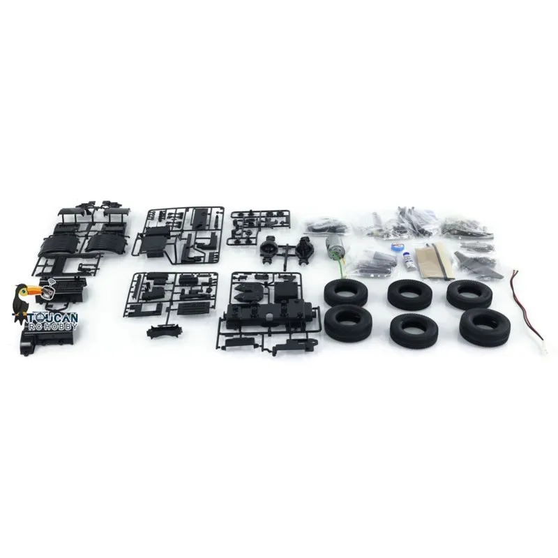 선물 1/14 4x2 RC 트랙터 트럭 키트 56375 FH16 XL750 3단 변속 리모컨 자동차 모델 자동차 장난감 (남아용) TH24179