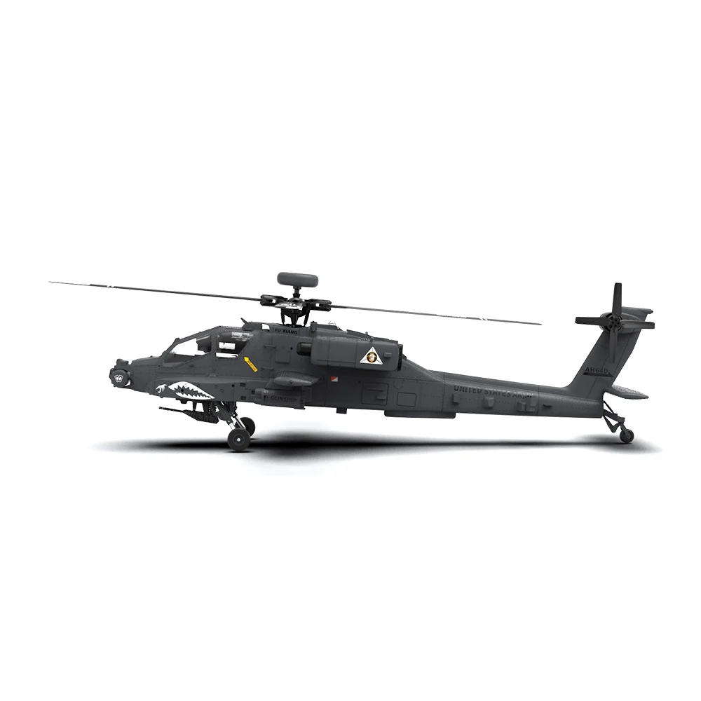 YXZNRC F11-S AH-64 Apache GPS Altitude Hold Optical Flow Positioning 5.8G FPV Camera Dual Brushless Motor Flybarless Helicopter 4