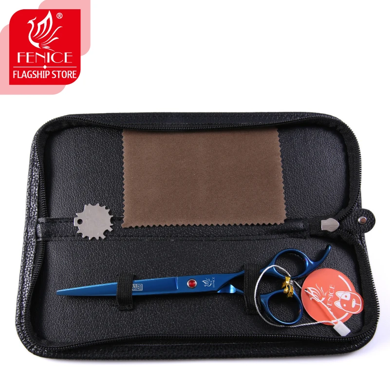 Fenice 7.0 inch Colorful Professional Grooming Scissors Pet Dog Hair Cutting Shear