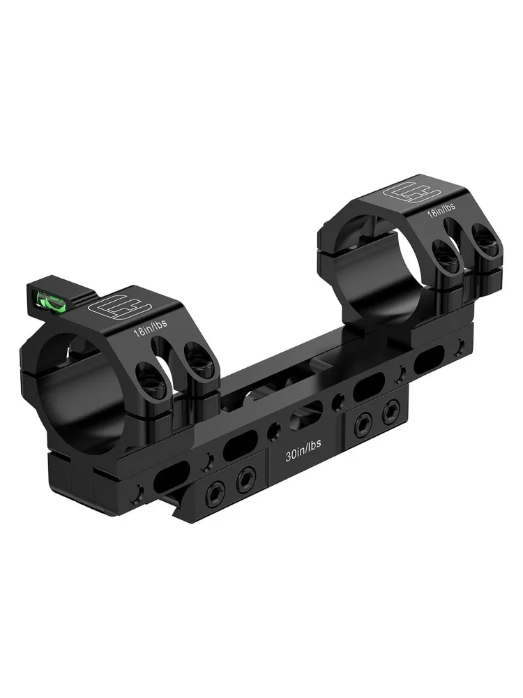 WestHunter 100 MOA Compensation Dovetail 11mm Scope Mounts 30mm 34mm Tube Adjustable Length and Angle Sight Rings Bubble Level