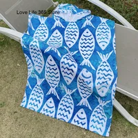 Adult Kids Beach Towel Quick Dry Hooded Cloak Children Women Large Bath Towels Sand Free Poncho Bathrobe For Summer Swim Surf 2
