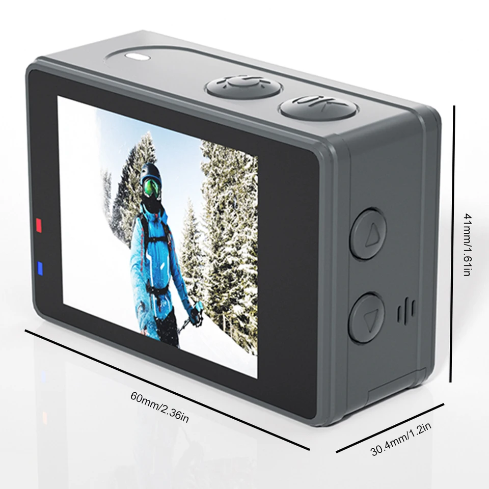 5K 4K Waterproof Action Camera with Remote Control