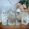 High Quality Natural Crystals Clear Quartz Tower Energy Healing Ornament  Rainbow Home Decorations Room Decor 5