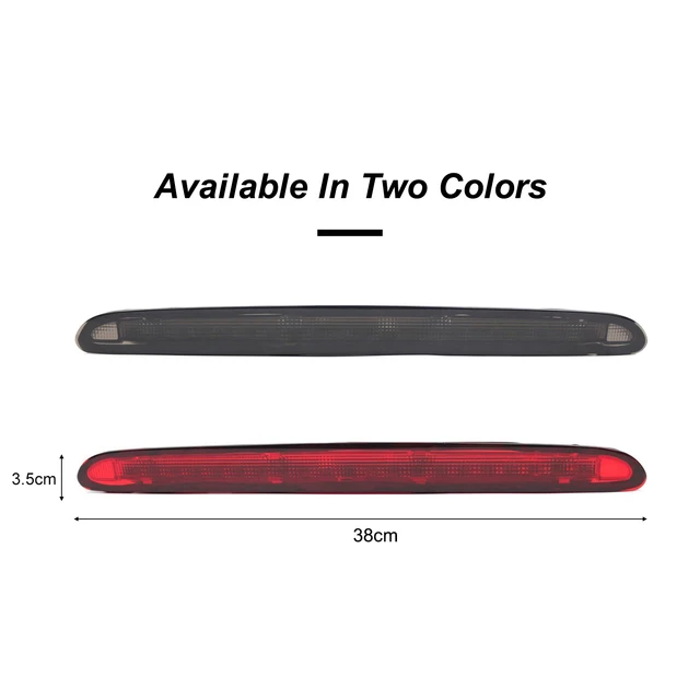 Car Brake Light, Rear High Mount Stop Lamp Replacement for Mini Coupe R58 and Coupe S Only 2012-2015, 63252758940