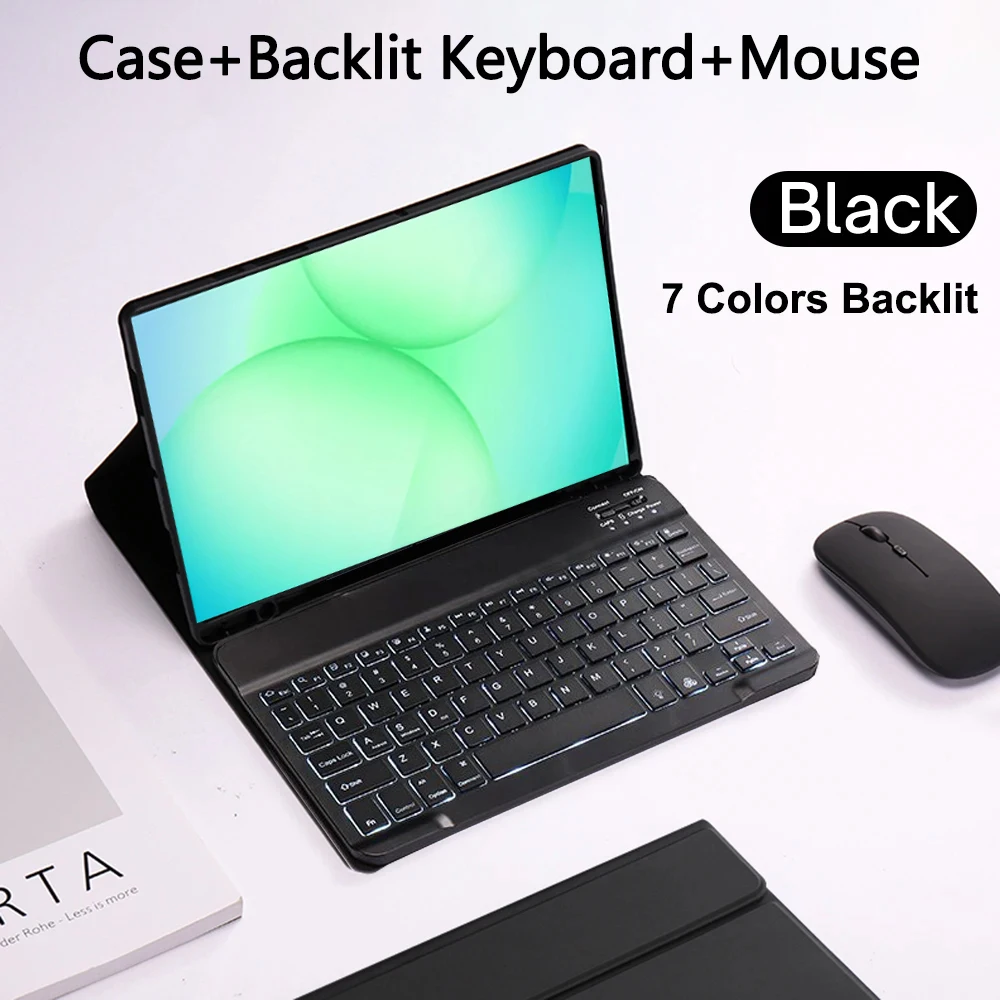 Enhanced Detachable Bluetooth Keyboard Case - Sleek Protective Cover