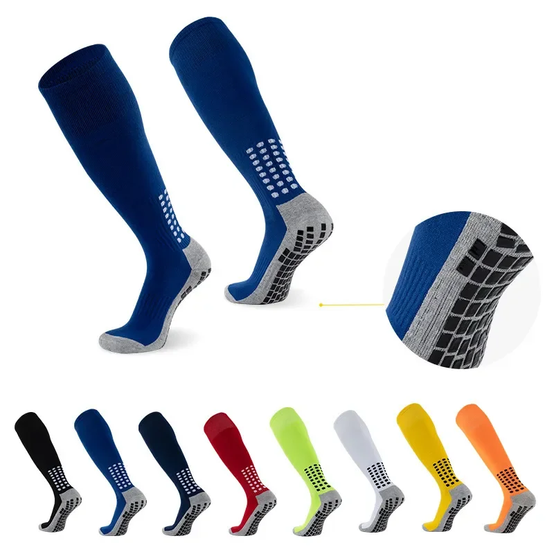 

Soccer Socks Men's Long Tube Adult Professional Training Thickened Non-Slip Towel Bottom Sports High Tube Athletic Socks