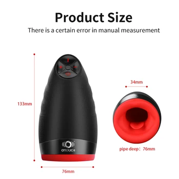 Masturbators for Men Sex Toys Silicone Automatic Heated Artificial Vagina Vibrator Men Masturbation Toy Bestseller 2022