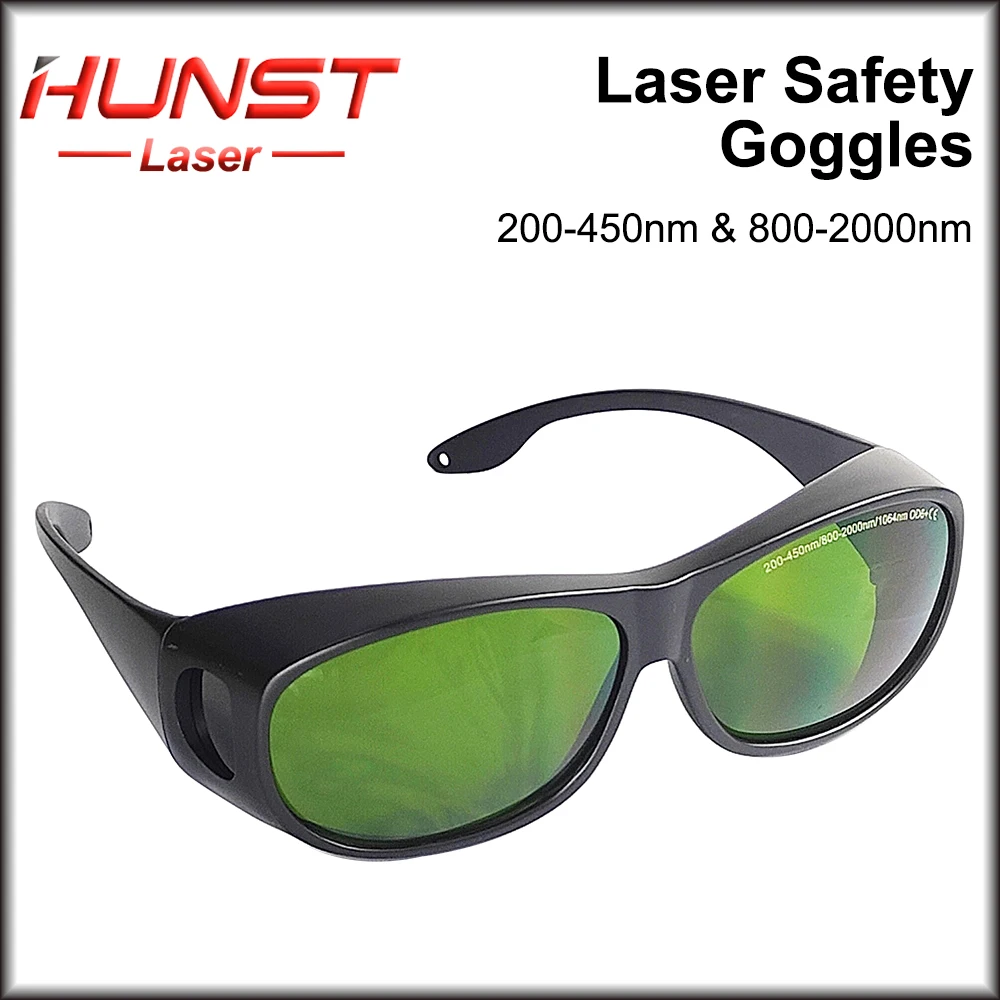HunstLaserSafetyGogglesProtectiveGlassesShieldProtectionEyewear200450nm800nm2000nm