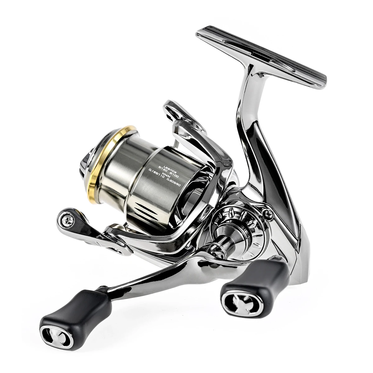 Dual Handle Spinning Reel 5.2:1 Gear Ratio 7+1 Bearing Left Right Hand  Fishing Reel Ultralight Metal Frame High Speed Reels