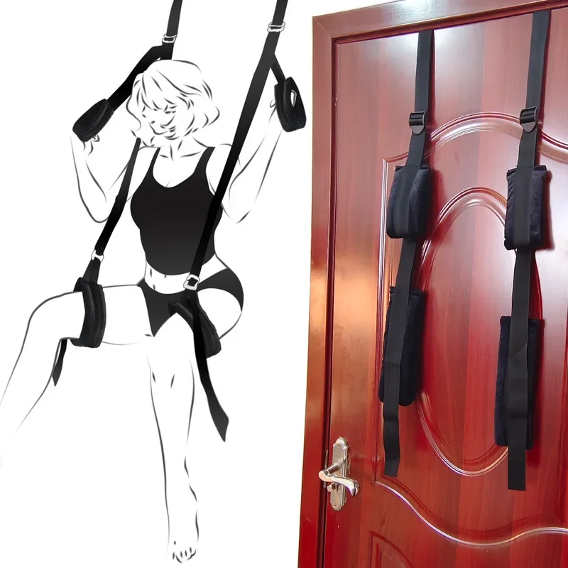 Door Hanging Suspended Swing Belt Soft BDSM Bondage Restraints Adult Sexy Games Erotic Products Sex Toys For Couples