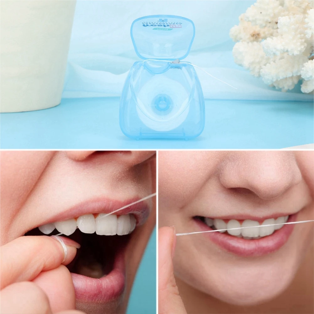 

5Box Microwax Highstrength Ultrafine Dental Floss Bacteria Plaque Removal Tooth Cleaner Oral Hygiene Supplie Flosser 50M/Roll