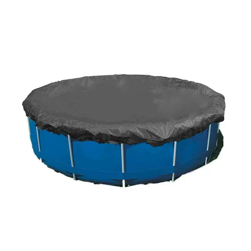 

Summer Durable Pool Cover Swimming Round Pool 210D Oxford Cloth Waterproof Dust Protector For Home Indoor Outdoor 360x20cm