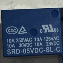 

5PCS 5V Relay SRD-05VDC-SL-C 10A 5Pins DC5V Mini Power Relay