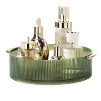 360 Rotating Makeup Organizer Tray Round Cosmetic Storage Holder for Jewelry, Perfume Rotating Spice Rack For Bathroom Kitchen 1