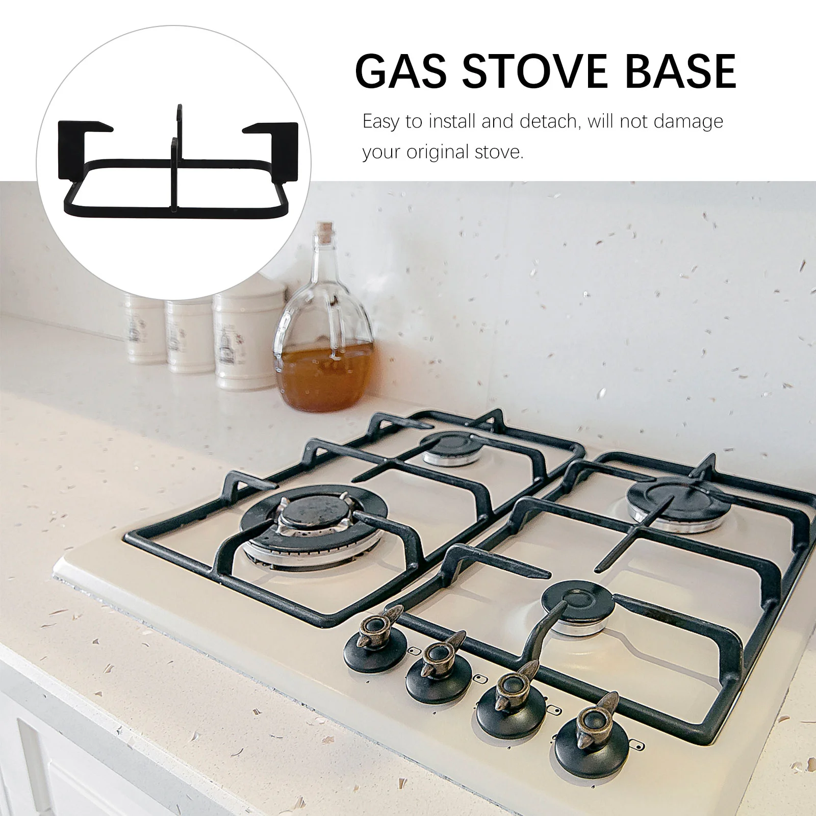 Burner Stand 20 7cm Gas Stove Base Wok Rack Metal Kitchen Racks Pan Stand Support Frame Non-slip Holder Cast Iron Brackets Pot gas stove accessories cookware accessories