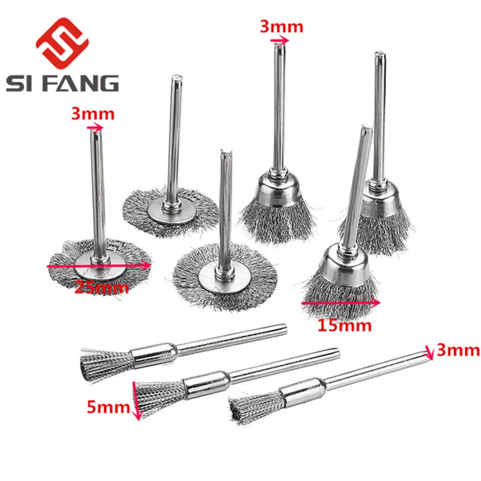 Set Di 20 Spazzole In Filo Metallico Per Utensili Rotanti - Foto 3