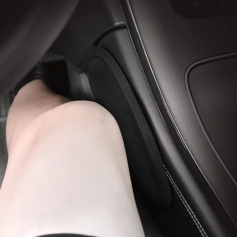차량용 무릎 쿠션 부드러운 무릎 패드 자동차 내부 베개 편안한 플러시 범용 팔꿈치 허벅지 지지대 자동차 액세서리