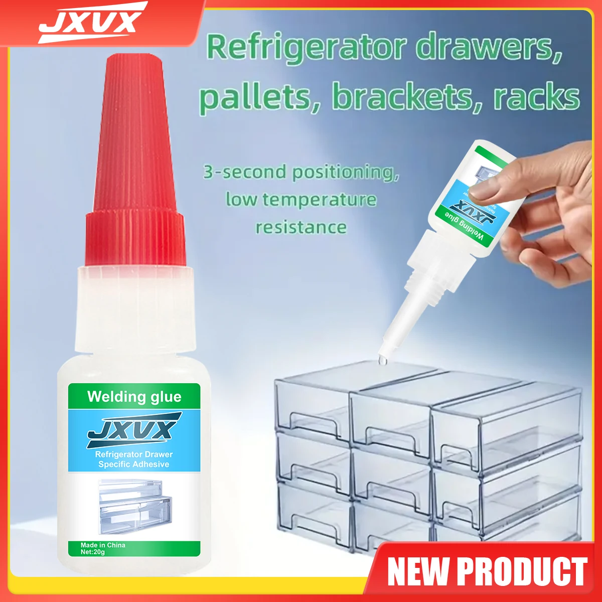 Superior Transparent Waterproof Glue - Odorless, Versatile, All-Purpose Adhesive