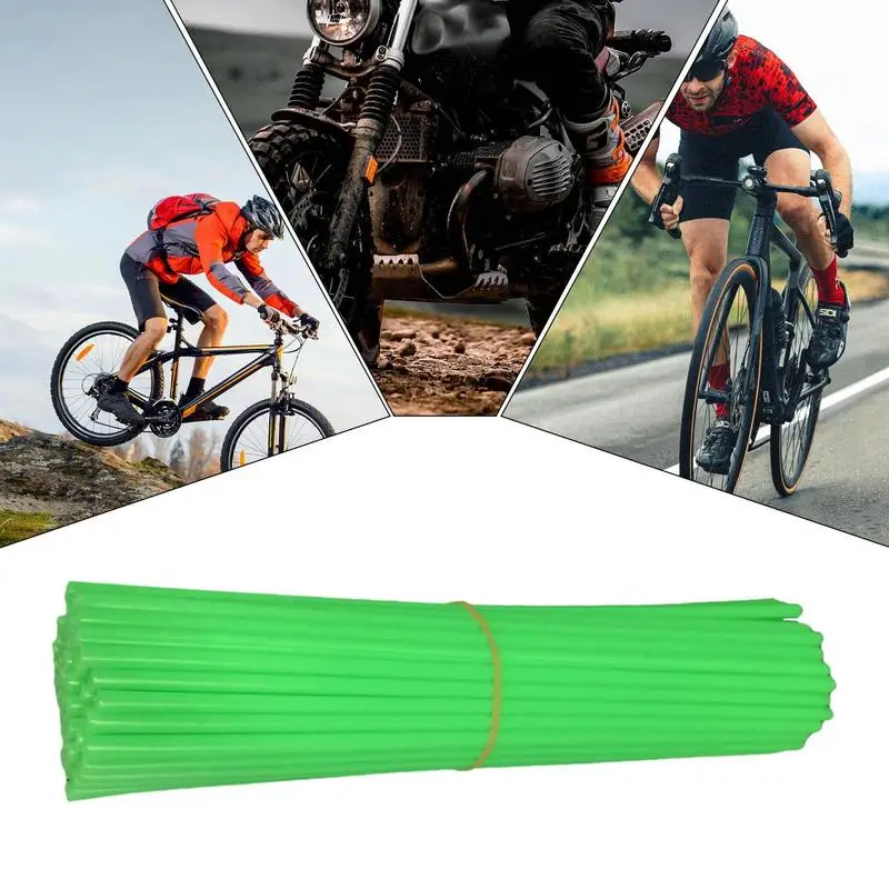 Wheel Rims Wraps Motorcycle Spoke Protector Cover Safe And Stable Trim Decoration For Motorcycles Wheelchairs And A Variety Of