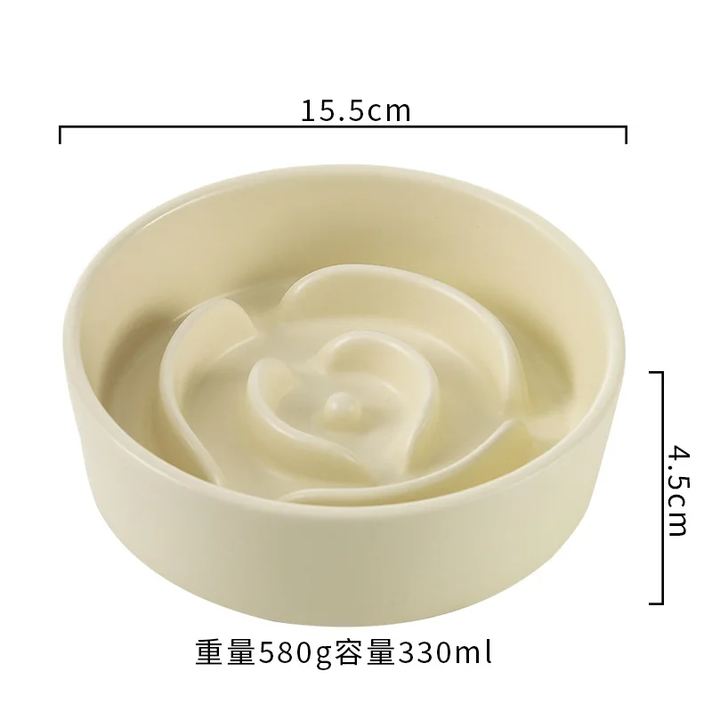 Slow feeding bowl