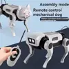 2 IN 1 RC Mechanical Dog Remote Control Cat Children's Toy DIY Assembly Science Electric Robot Dog Cat Model Set  Kids Gift 4